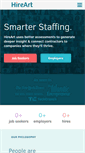 Mobile Screenshot of hireart.com